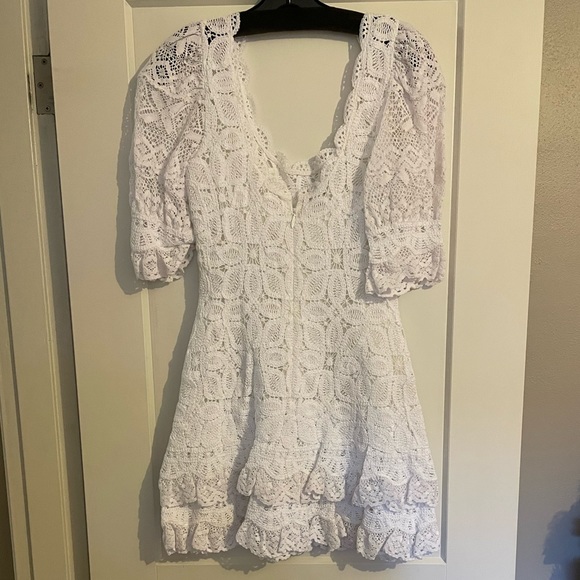 Jonathan Simkhai Crochet Lace Mini Dress - Picture 7 of 10
